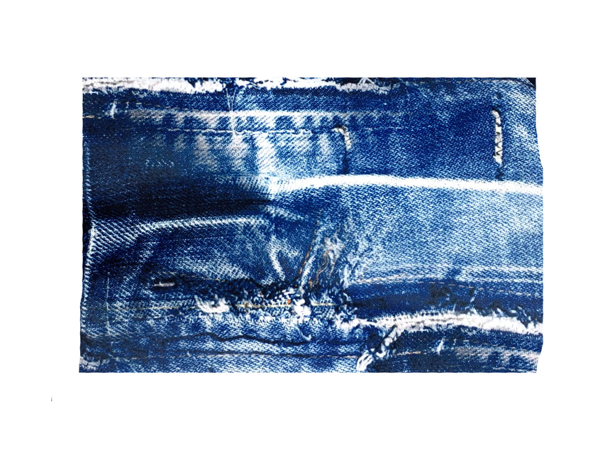 Cache-Cou Bleu Jeans Bleu